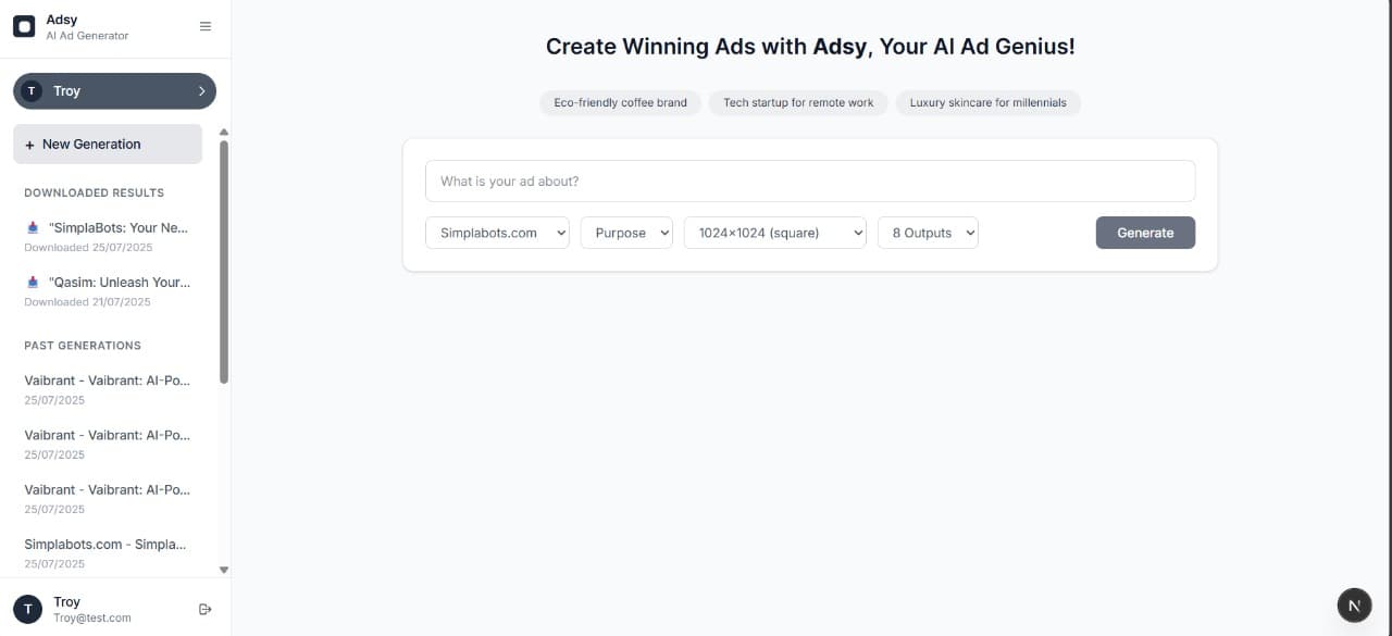 Adsy published post